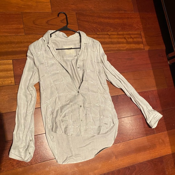 Abercrombie & Fitch women’s size S sequins button down - Picture 5 of 5